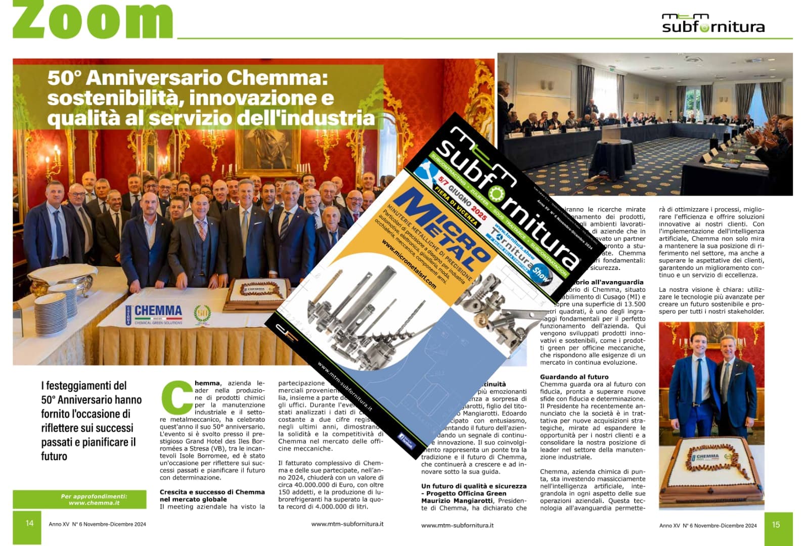 Chemma - Partnership strategica nel Mael Group