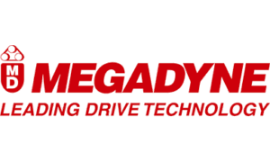 Logo Megadyne, distributore ufficiale in Svizzera